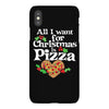 all i want for christmas is pizza iPhoneX
