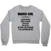 Super March Girl Crewneck Sweatshirt