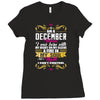 i am a december women Ladies Fitted T-Shirt