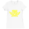 free mustache rides t shirt Ladies Fitted T-Shirt