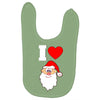 i love santa noel Baby Bibs