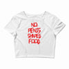 no penis shaped food Crop Top