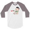 Cute Baby Painter's Dad Love 3/4 Sleeve Shirt