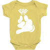 cartoon hands holding diamond Baby Onesie