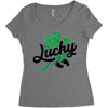Lucky Irish Baby Women's Triblend Scoop T-shirt