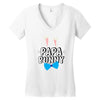 papa bunny Women's V-Neck T-Shirt