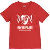 river plate de argentina futbol soccer V-Neck Tee