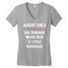 August Girls Women's V-Neck T-Shirt
