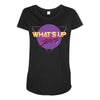 what's up jerks Maternity Scoop Neck T-shirt