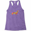 dachshund flower 2 Racerback Tank