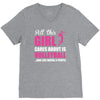 all this girl care about is volleyball V-Neck Tee