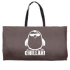 penguin chillax funny new Weekender Totes