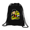 the italian stallion Drawstring Bags