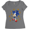 Sonic Rings Women's Triblend Scoop T-shirt