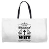 I Am One Blessed Wife Weekender Totes