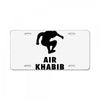 air khabib silhouette License Plate