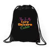 this is my lazy unicorn costume Drawstring Bags