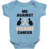 Me Against Uterine Cancer Baby Bodysuit