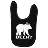 new bear deer beer funny Baby Bibs
