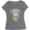 angry monkey jaune sure Women's Triblend Scoop T-shirt