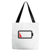 Dead Battery Tote Bags