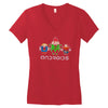 androids Women's V-Neck T-Shirt