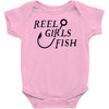 reel girls fish Baby Onesie