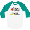 a'chomp chomp! 3/4 Sleeve Shirt