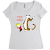 calvin hobbes Women's Triblend Scoop T-shirt