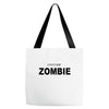 i don't like zombie Tote Bags
