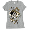 work hard until die Ladies Fitted T-Shirt