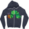 color funny Zipper Hoodie