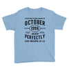legends were born in october genuıne 1996 qualıty one kind of aged l Youth Tee
