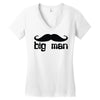 moustache Women's V-Neck T-Shirt
