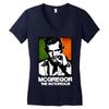 mcgregor the notorious ireland Women's V-Neck T-Shirt
