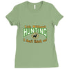 life without hunting Ladies Fitted T-Shirt