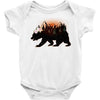 Bear Adventure With Roses Baby Bodysuit