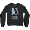 women's march 2017 on washington Crewneck Sweatshirt