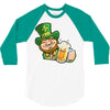saint patrick day 3/4 Sleeve Shirt