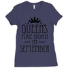 queens are born in september (2) Ladies Fitted T-Shirt