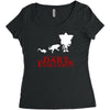 dart evolution stranger dustin tv show Women's Triblend Scoop T-shirt