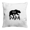 Papa Bear Throw Pillow
