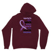 supporting the fighter, admiring the survivors, honoring the taken Unisex Hoodie