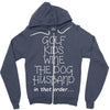 golf wine the dog priorities Zipper Hoodie