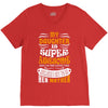 My Daughter Is Super Awesome Her Mother V-Neck Tee