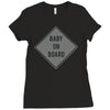 baby on board Ladies Fitted T-Shirt