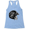 hi girl... ride with me! Racerback Tank