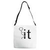 funny sweat Adjustable Strap Totes
