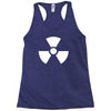 biohazard logo die cut vinyl Racerback Tank