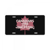 canadians are amehzing License Plate